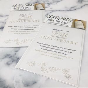 2 packs/$8 Anniversary Wine Labels